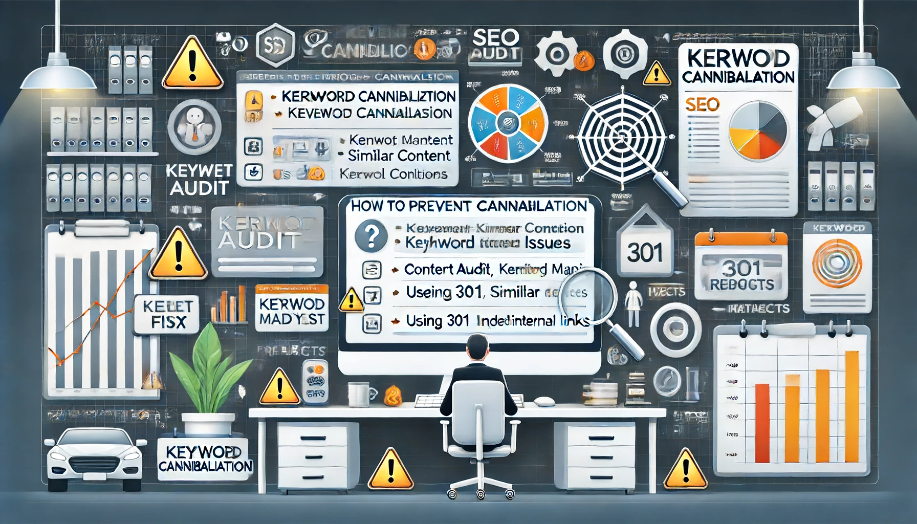 כיצד למנוע ולתקן כפילות מילות מפתח (Keyword Cannibalization)